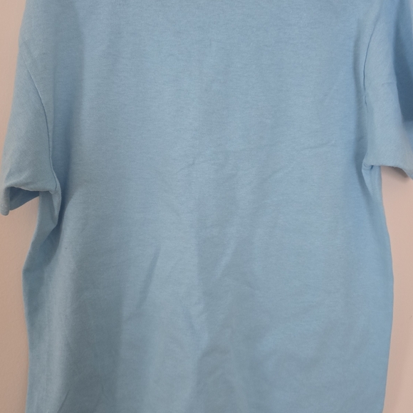 Gildan Light Blue Kids T-Shirt with Butterfly Design - Picture 2 of 4